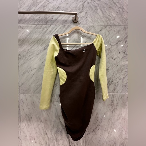 Unique Off Shoulder (single side) Dress - Picture 1 of 5